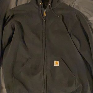 MEDIUM CARHARTT INSULTED ZIP UP HOODIE